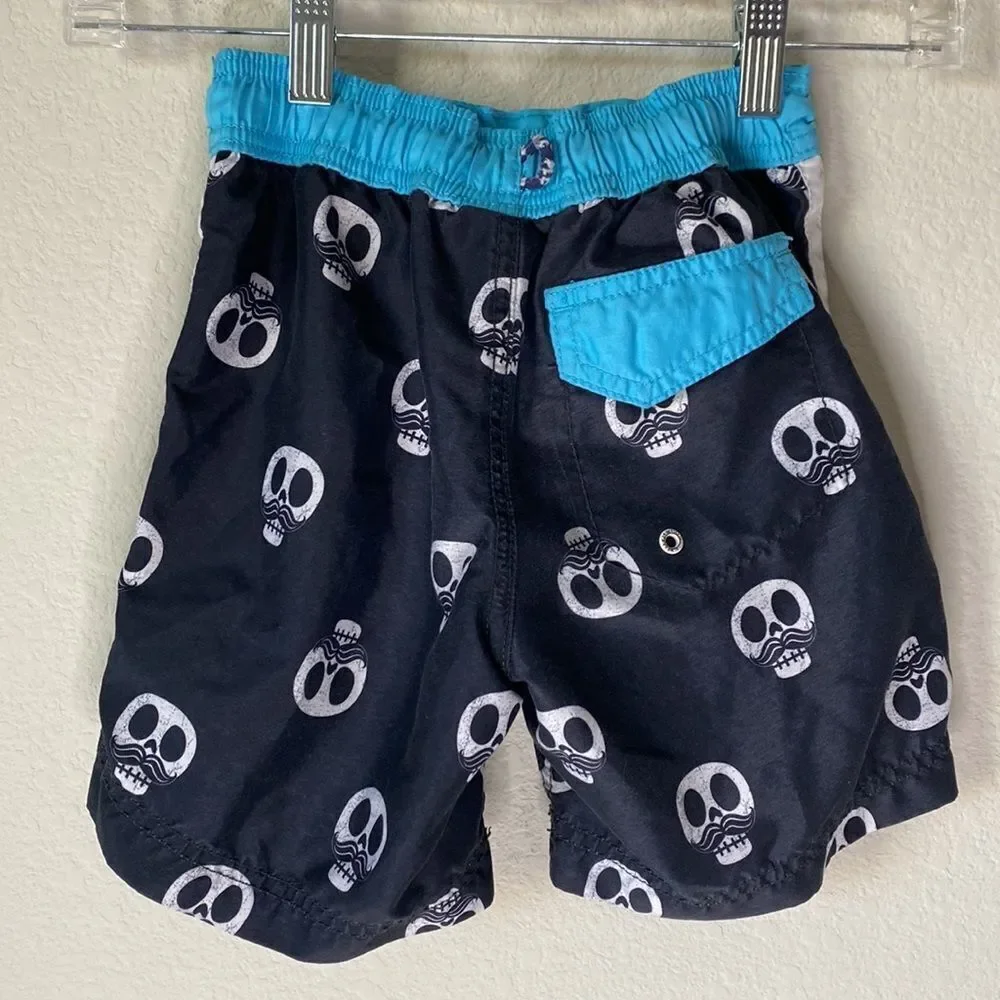 The Children’s Place Skull Swimming Trunks Size 4